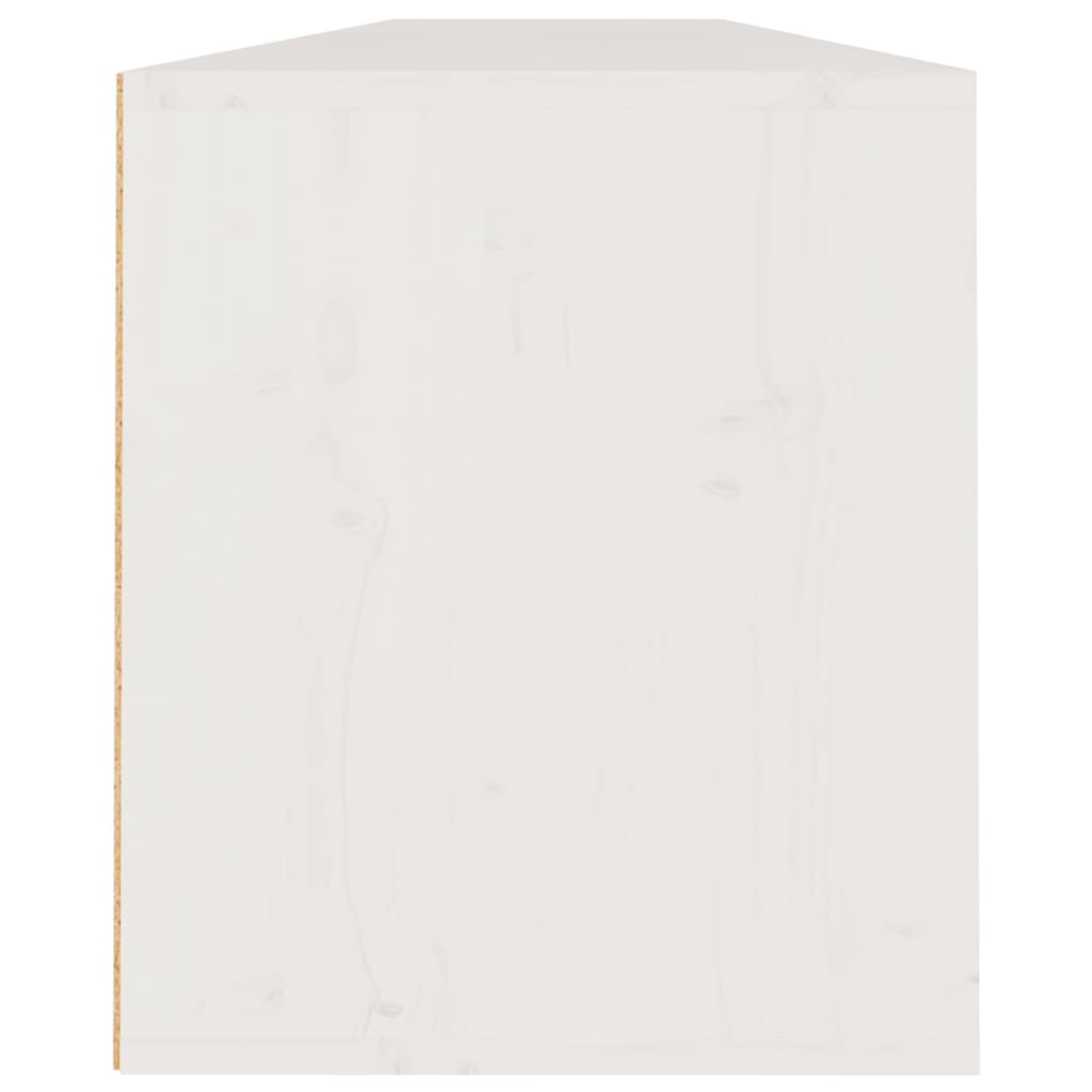 vidaXL seinakapid, 2 tk, valge, 100x30x35 cm, männipuit
