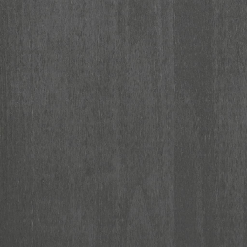vidaXL öökapp "HAMAR", tumehall, 40x35x44,5 cm, männipuit