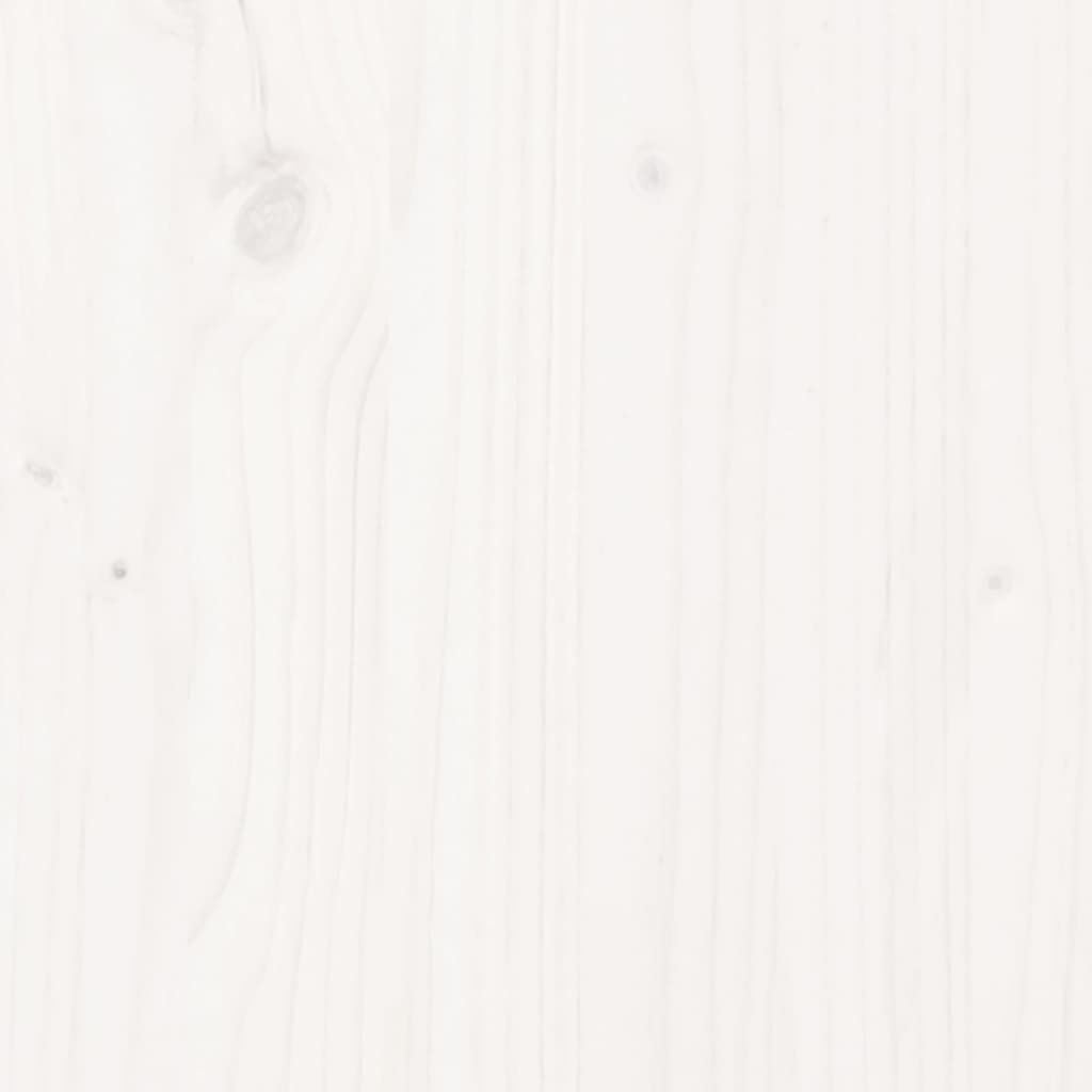 vidaXL puhvetkapp, valge, 110 x 34 x 75 cm, männipuit