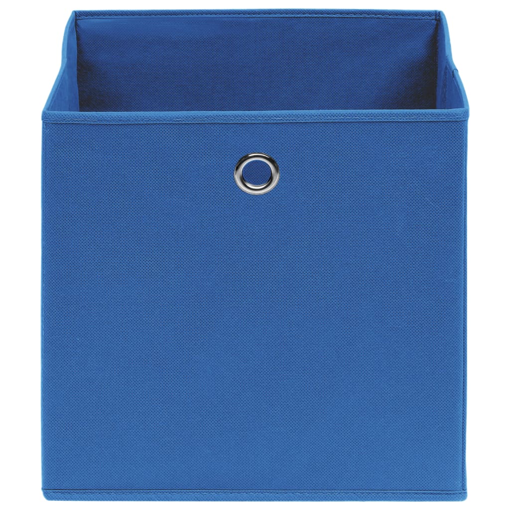 vidaXL mittekootud kangast hoiukastid 10 tk, 28 x 28 x 28 cm, sinine