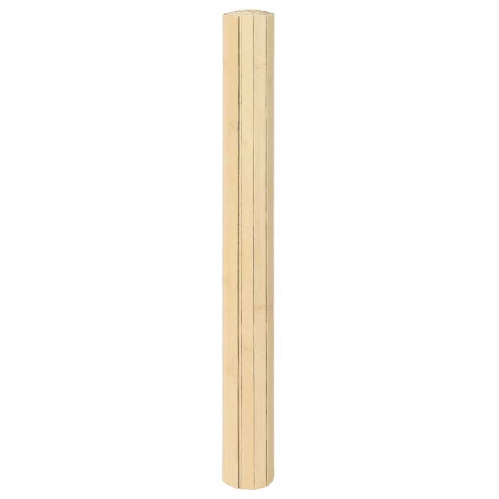 vidaXL vaip, ristkülikukujuline, naturaalne hele, 60 x 500 cm, bambus