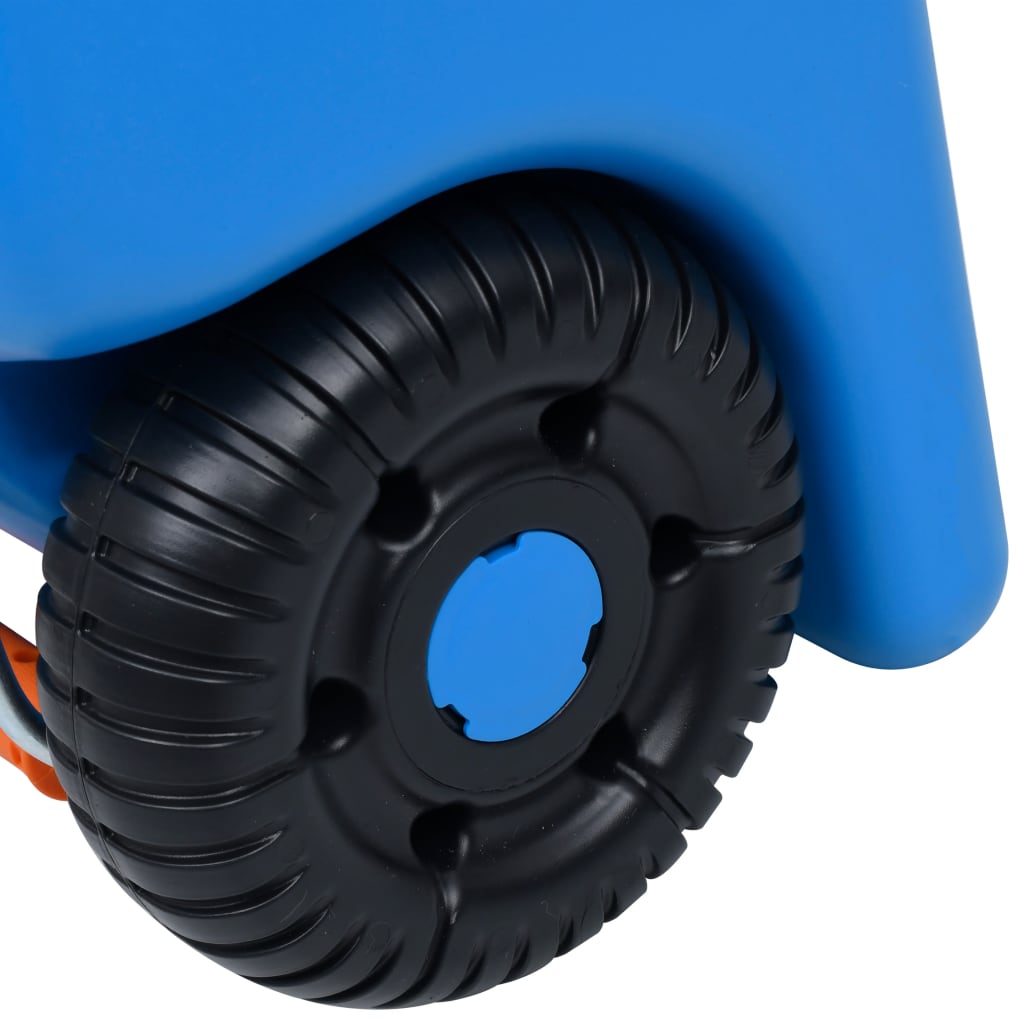 vidaXL ratastega veepaak matkamiseks 35 l, sinine