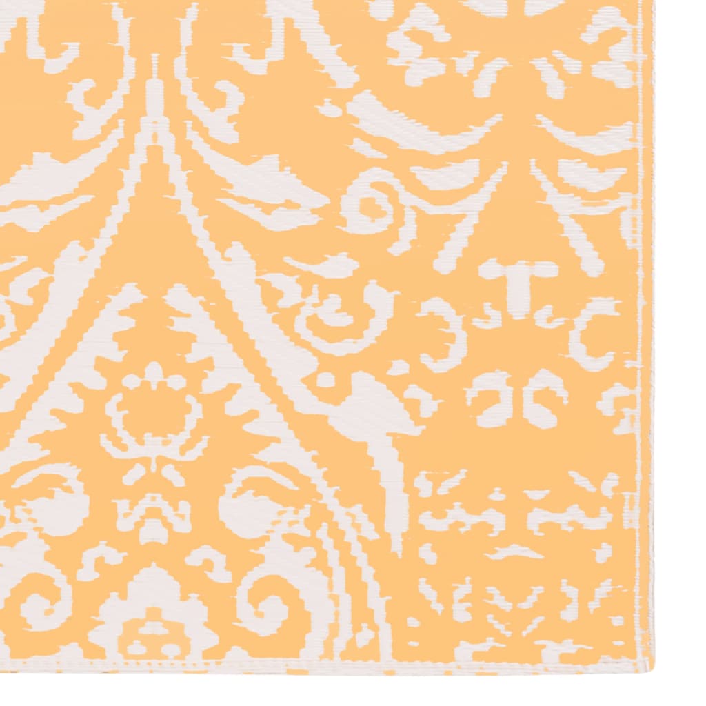 vidaXL õuevaip, oranž ja valge, 80 x 150 cm, PP