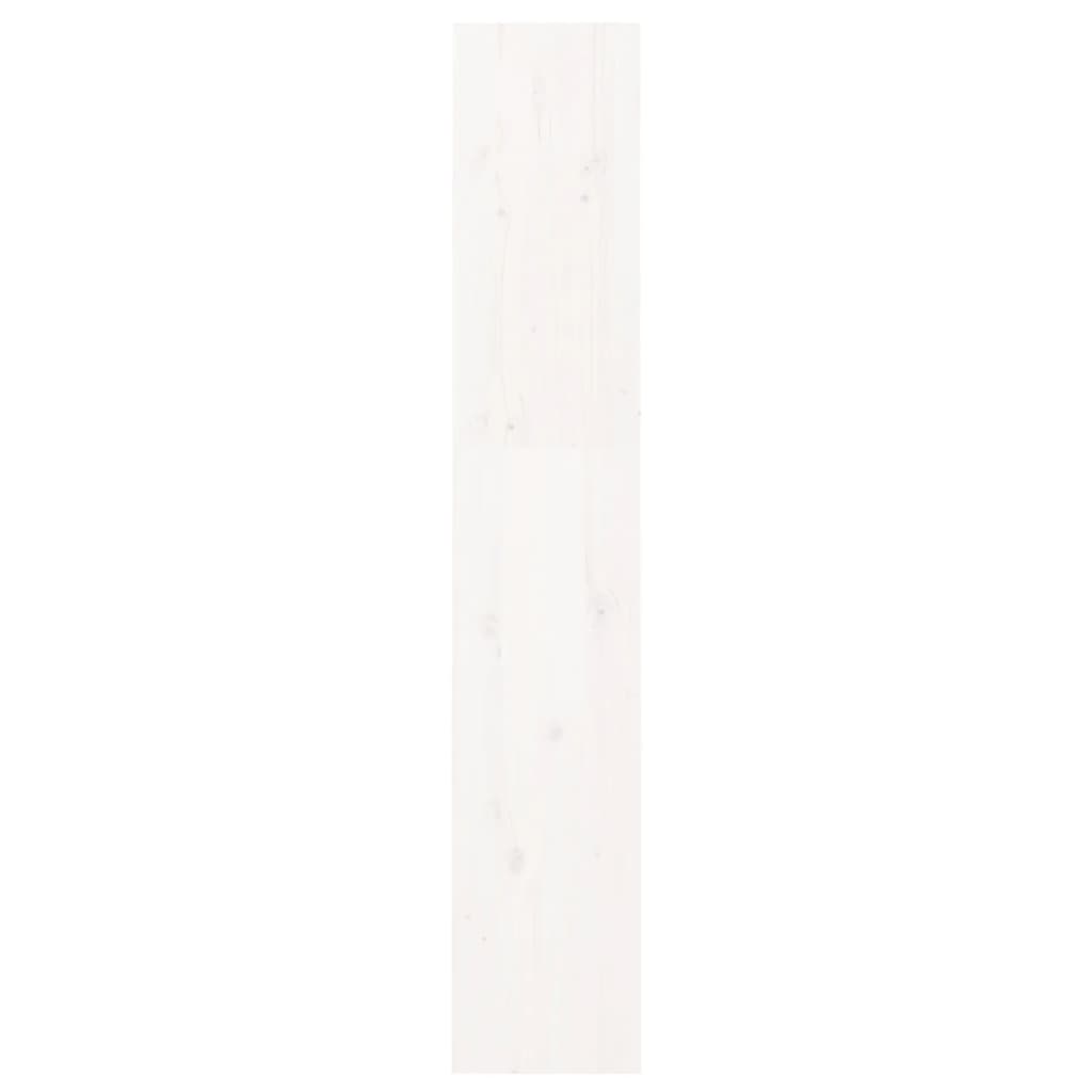 vidaXL raamaturiiul/ruumijagaja valge 60 x 30 x 167,5 cm täismännipuit