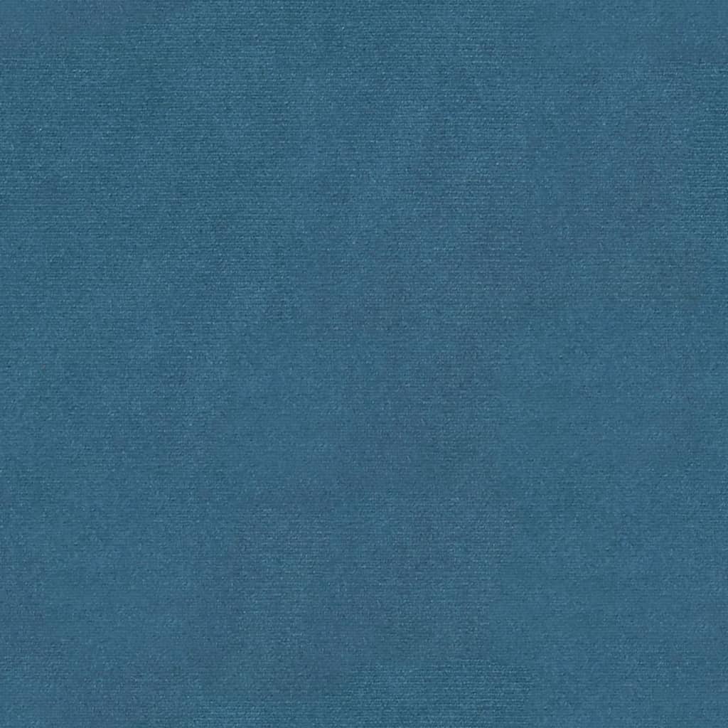 vidaXL hoiupink, sinine, 110 x 45 x 49 cm, samet