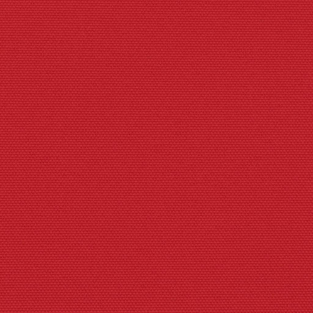 vidaXL lahtitõmmatav külgsein, punane, 100 x 500 cm