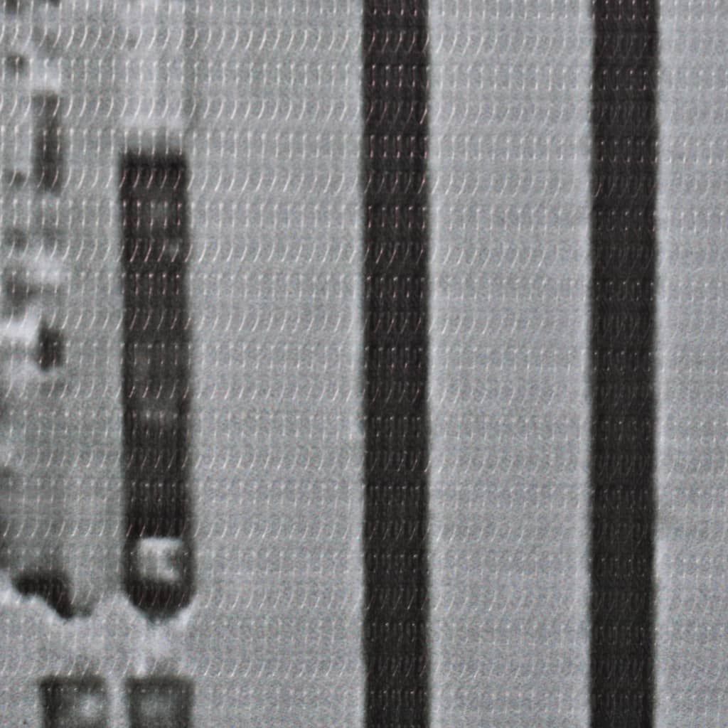 vidaXL kokkupandav sirm 120 x 170 cm, New York, must valge