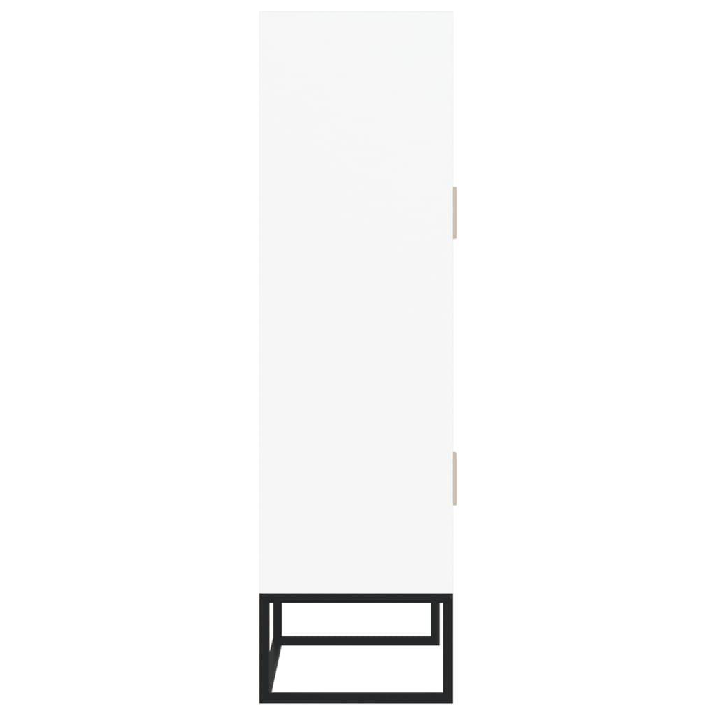 vidaXL kõrge kapp, valge, 70 x 35 x 125 cm, tehispuit