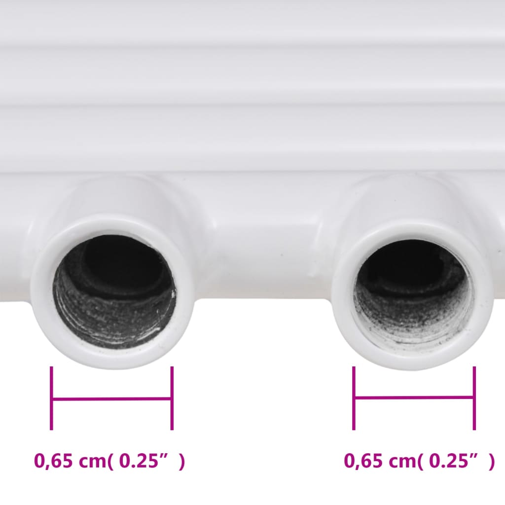Keskkütte rätikukuivati vannituppa sirge 480 x 480 mm, valge