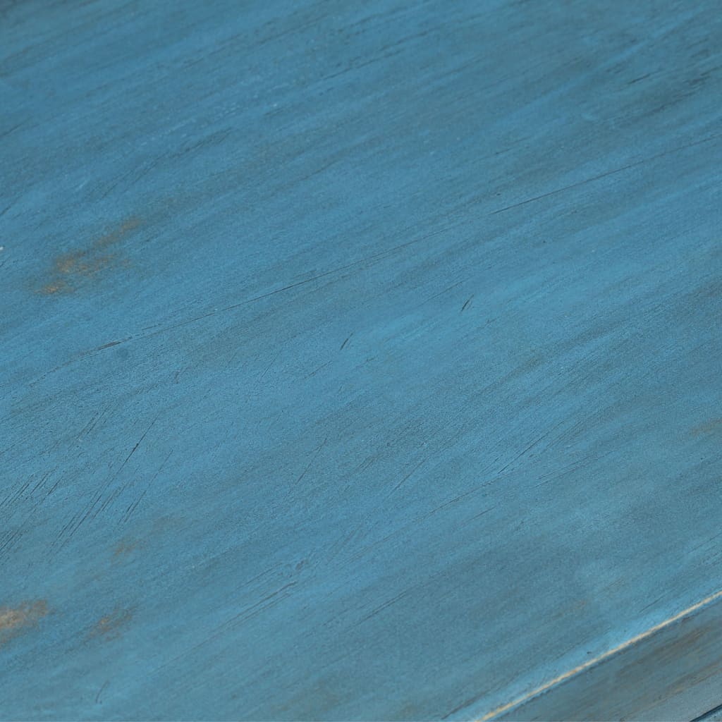 vidaXL öökapp, mangopuit, 40 x 30 x 50 cm, sinine