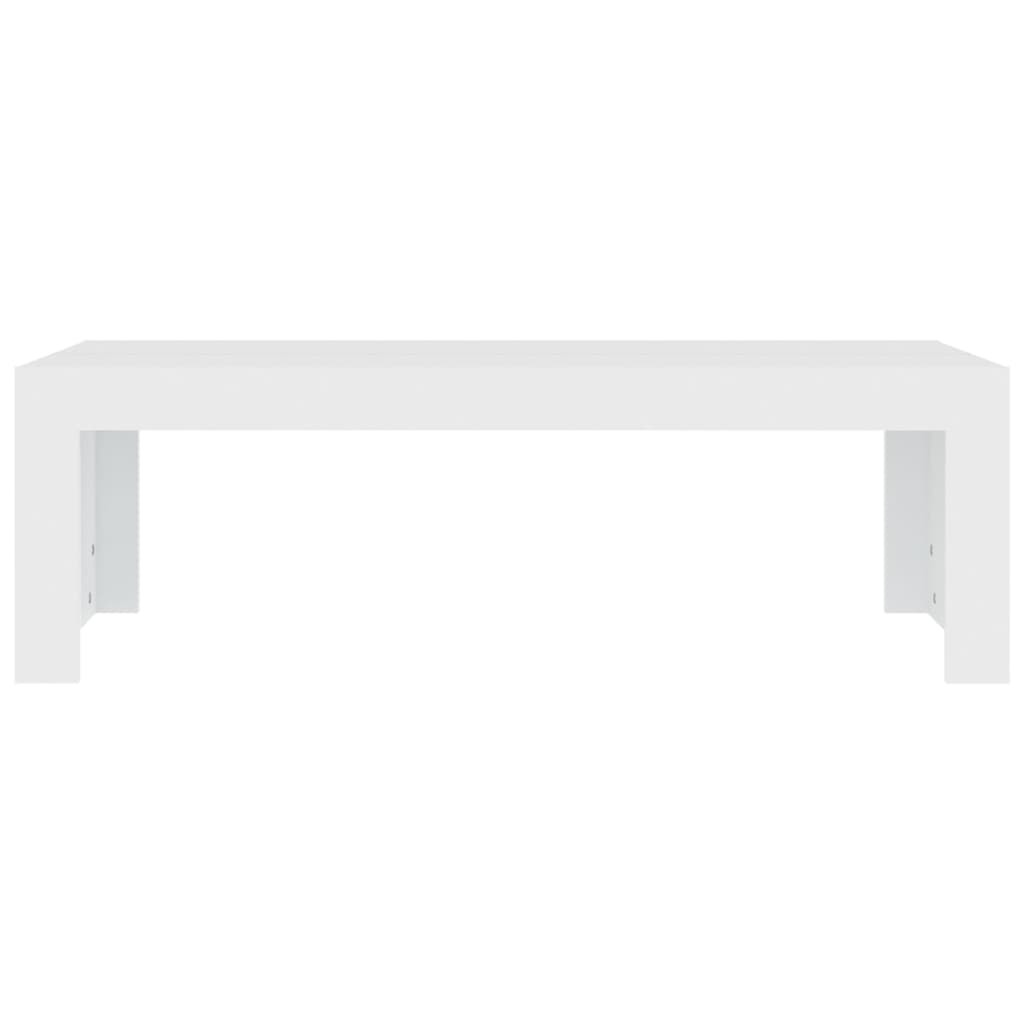 vidaXL kohvilaud, valge, 110 x 50 x 35 cm, puitlaastplaat