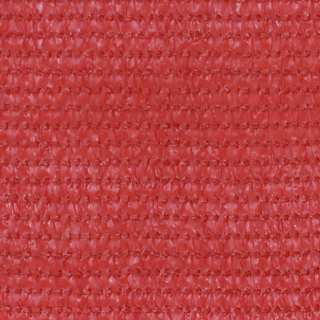 vidaXL rõdusirm, punane, 120 x 400 cm, HDPE