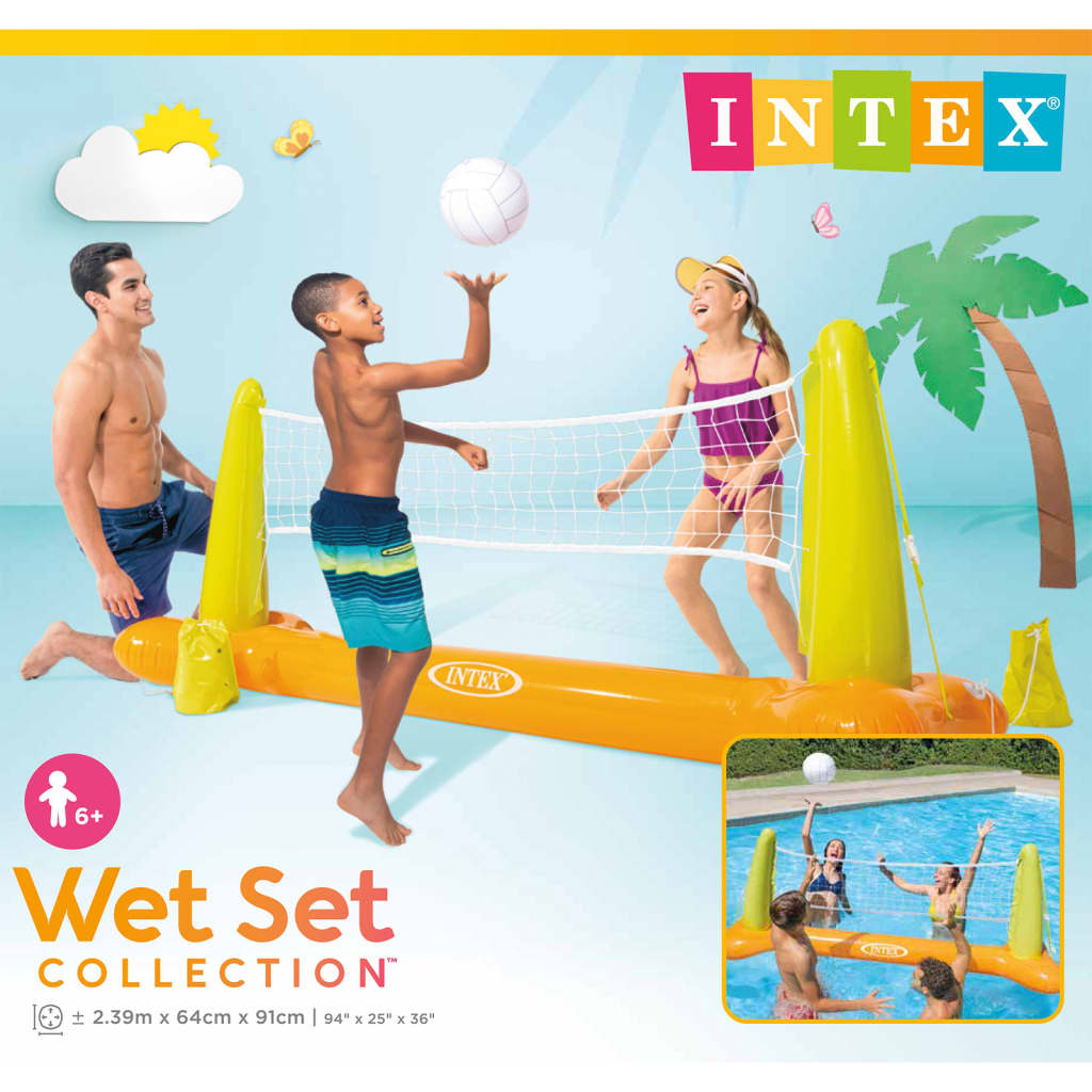 Intex basseini võrkpallimäng, 239 x 64 x 91 cm