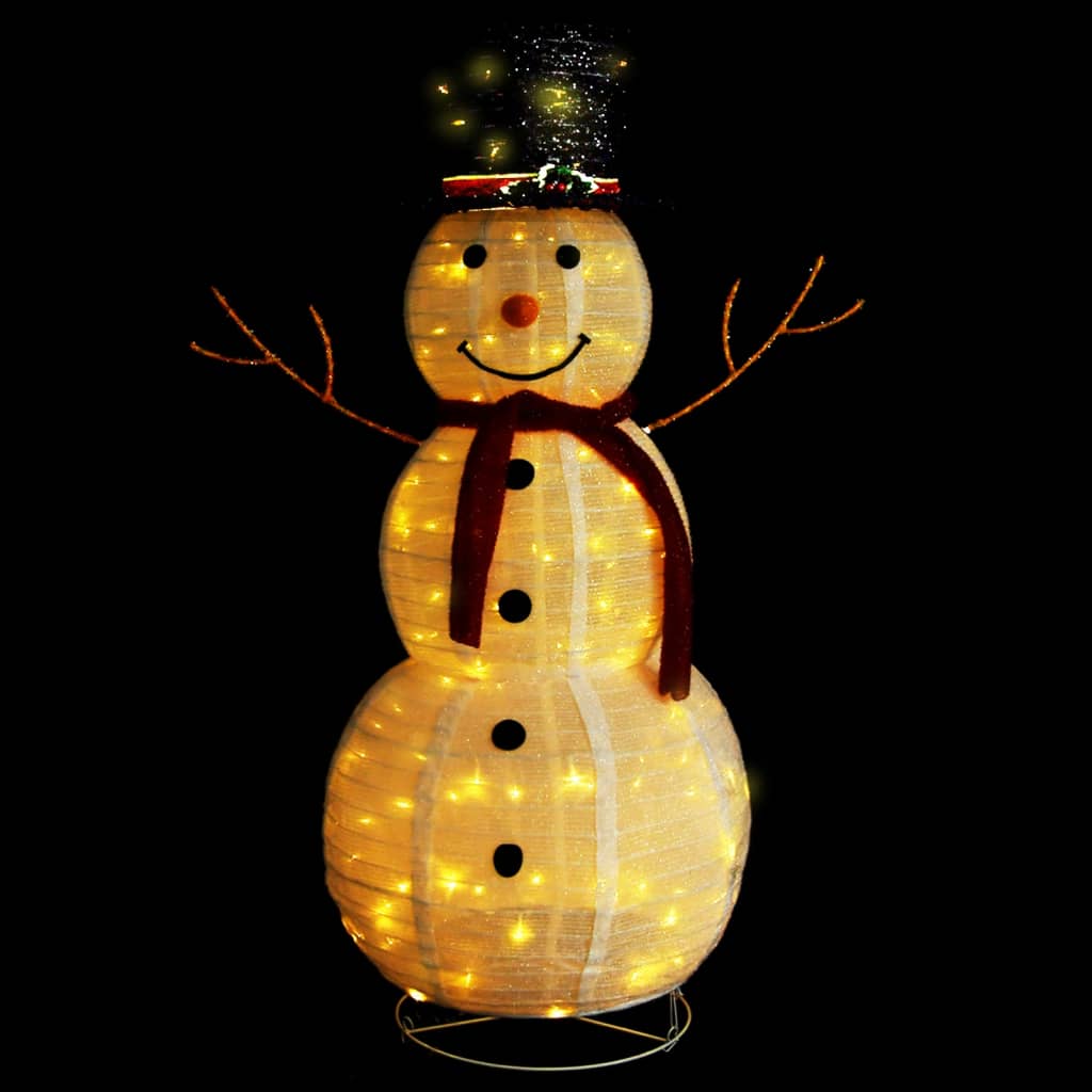 vidaXL dekoratiivne lumememme kuju, LED, luksuslik kangas, 120 cm