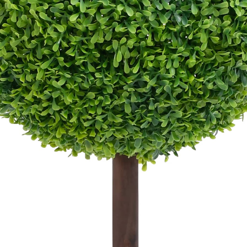 vidaXL kunsttaim pukspuu pallikujuline lillepotiga, roheline, 50 cm