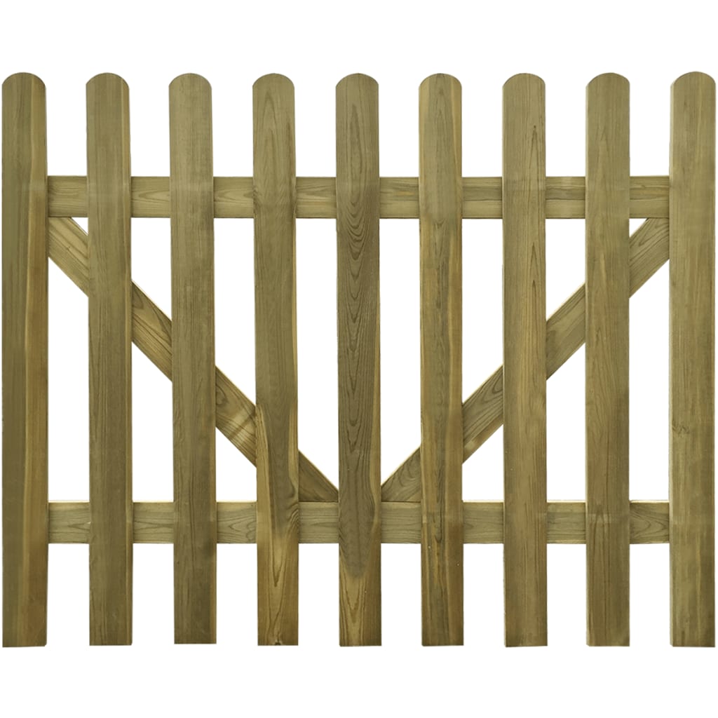 vidaXL lippaia värav 2 tk, immutatud puit 300 x 120 cm