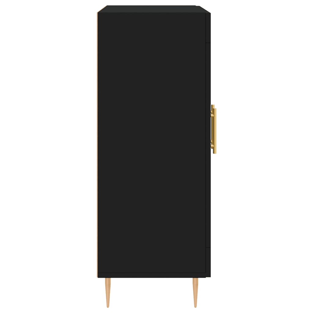 vidaXL puhvetkapp, must, 69,5 x 34 x 90 cm, tehispuit