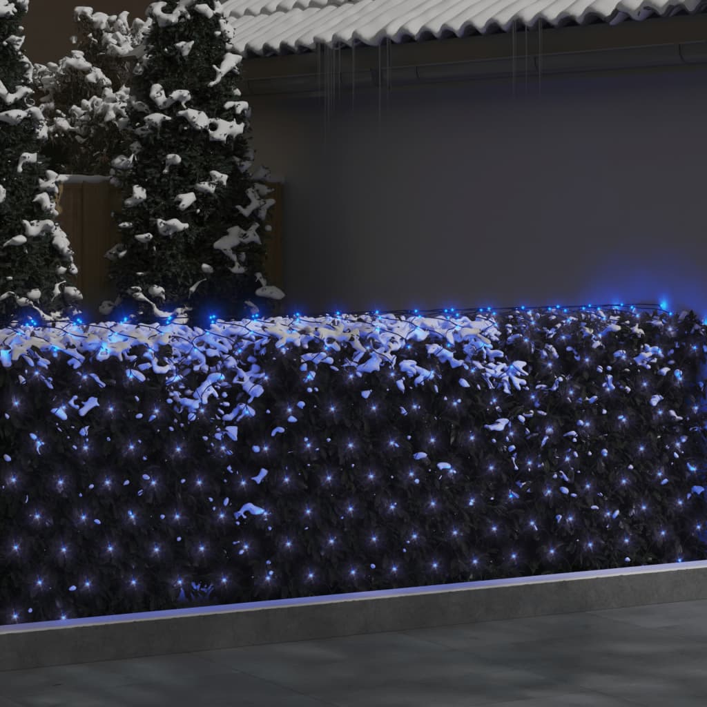 vidaXL jõulutulede võrk, sinine, 3 x 3 m, 306 LEDi, siseruumi, õue