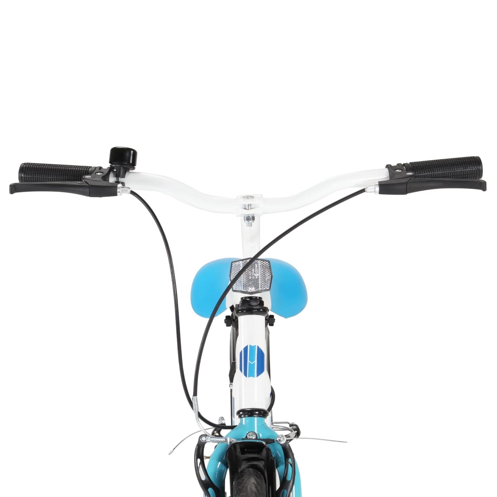 vidaXL laste jalgratas 24'', sinine ja valge