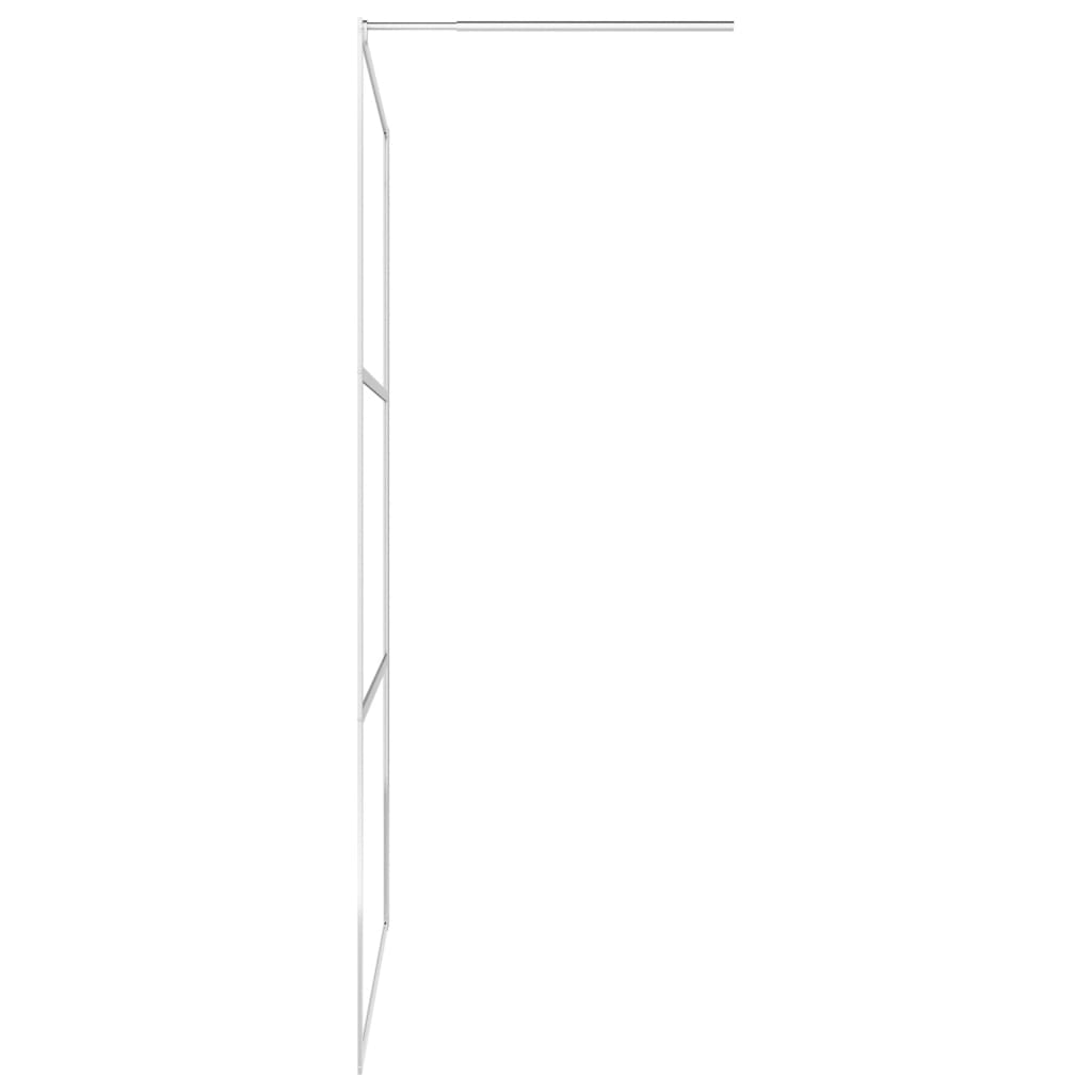 vidaXL dušinurga sein, poolmatt ESG-klaas, 115 x 195 cm