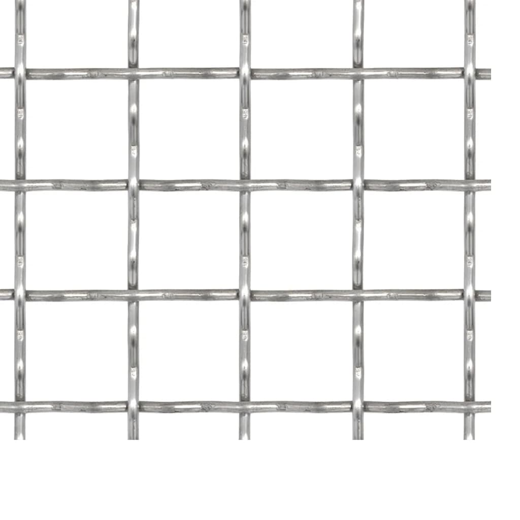 vidaXL võrkaed, roostevaba teras 50 x 50 cm, 31 x 31 x 3 mm