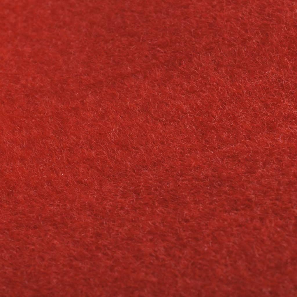 VidaXL punane vaip 1 x 10 m eriti raske 400 g/m2