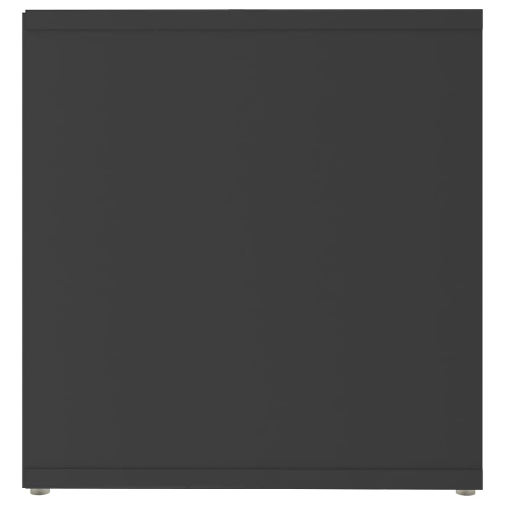 vidaXL telerikapp, hall, 72x35x36,5 cm, puitlaastplaat