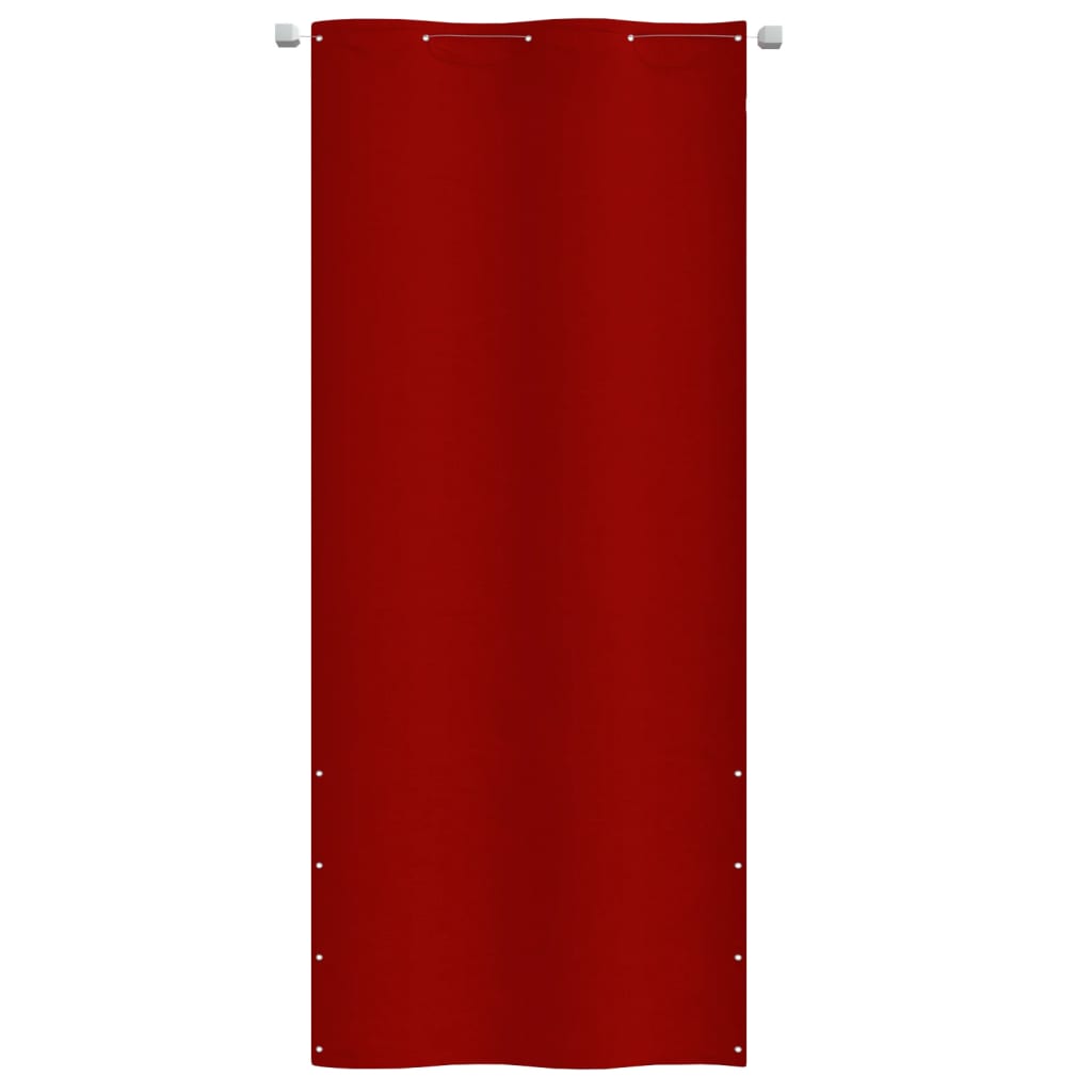 vidaXL rõdusirm, punane, 100 x 240 cm, Oxfordi kangas