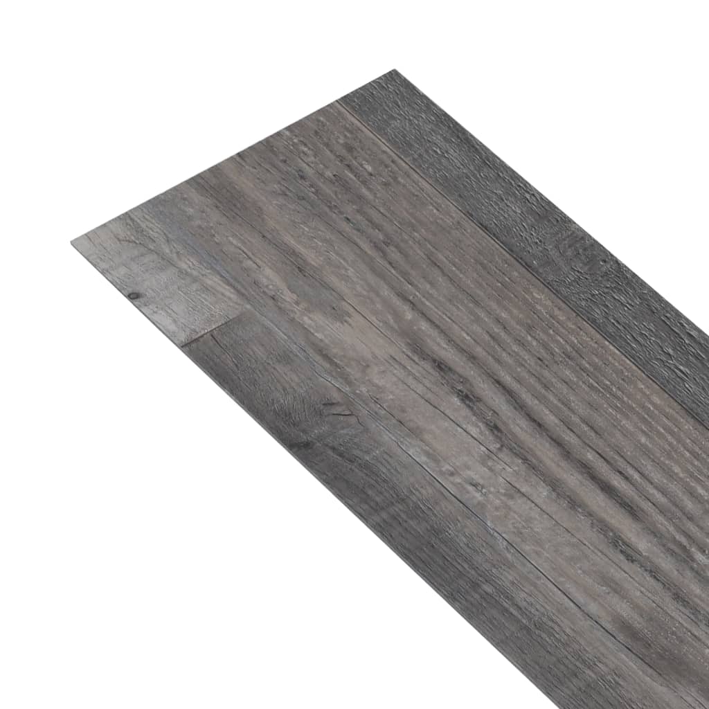 vidaXL PVC-st põrandaplaadid, 4,46 m² 3 mm, iseliimuv, tööstuslik puit