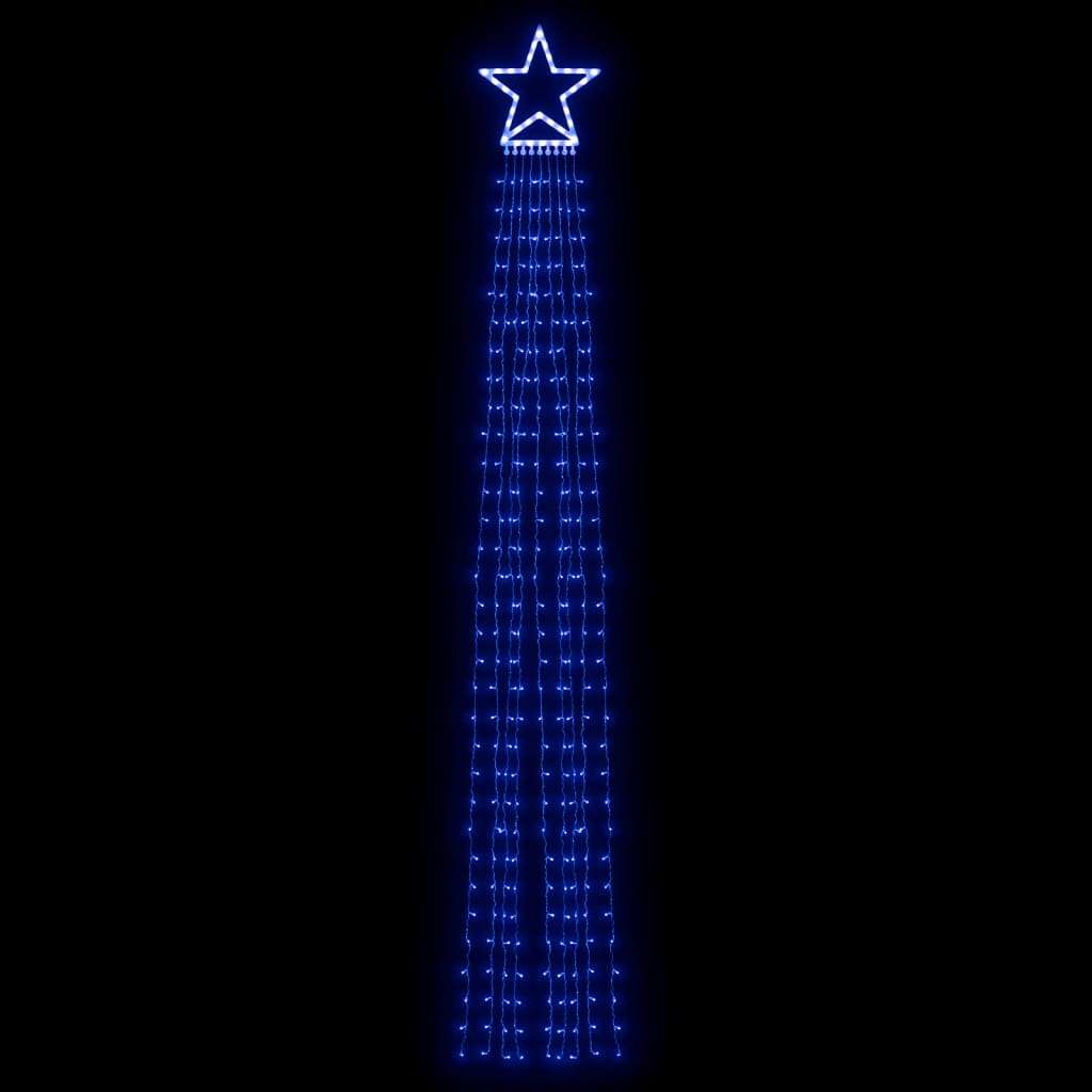 vidaXL jõulupuu tuled, 320 LEDi, sinine, 375 cm