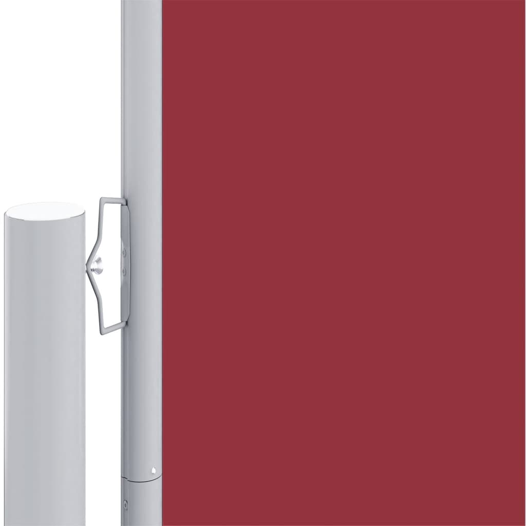 vidaXL lahtitõmmatav külgsein, 180 x 600 cm, punane