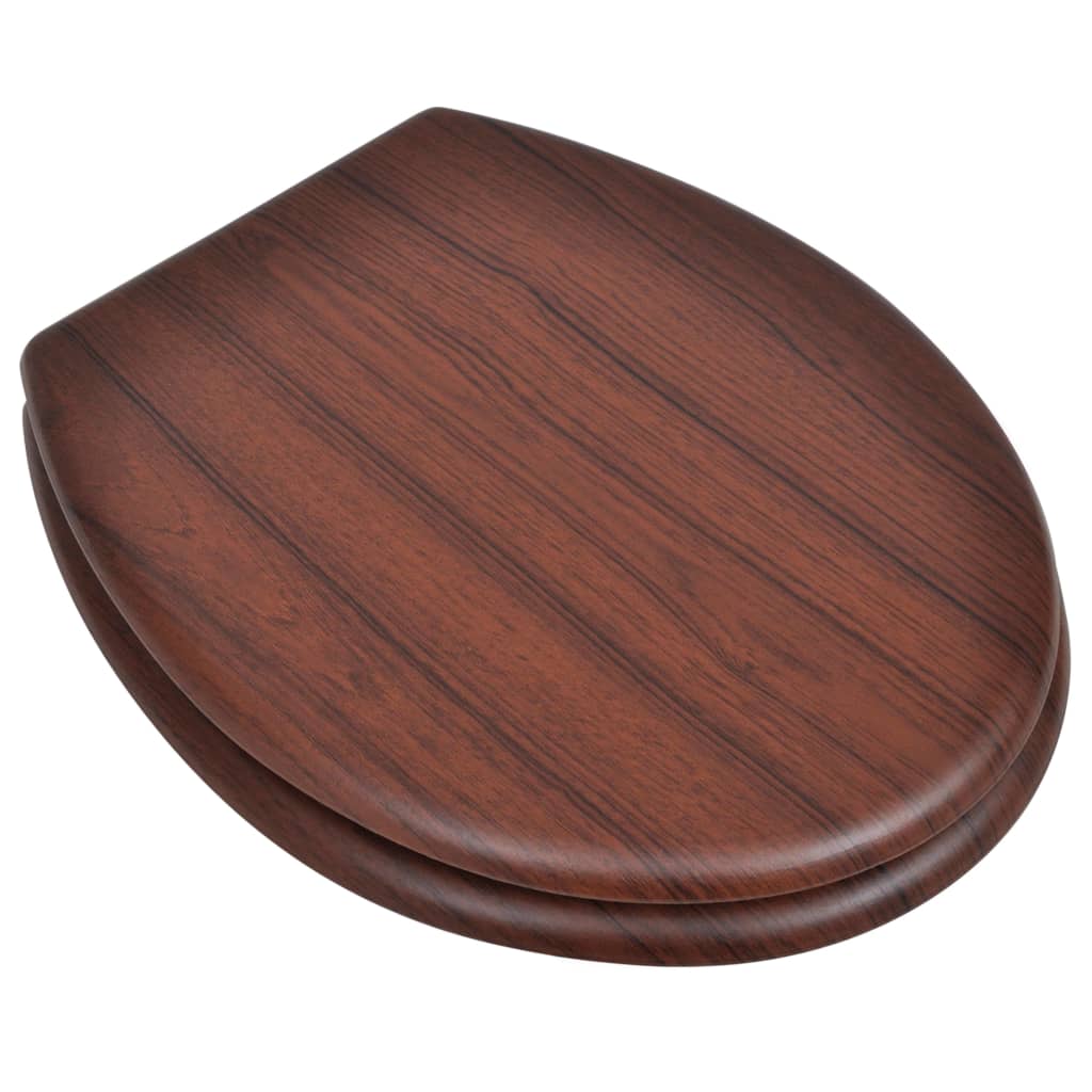 vidaXL WC prill-laud MDF, lihtne disain, pruun