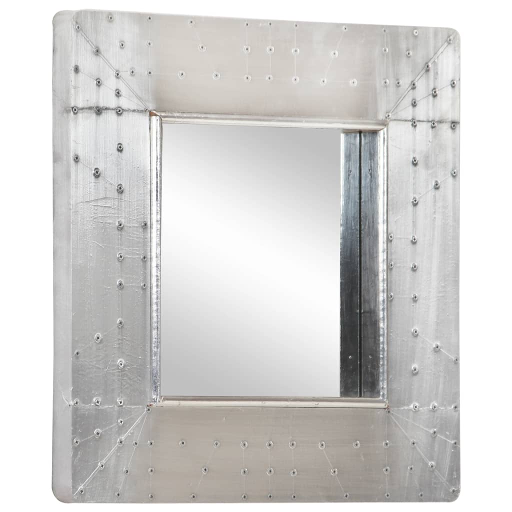 vidaXL lennuki stiilis peegel, 50 x 50 cm, metall