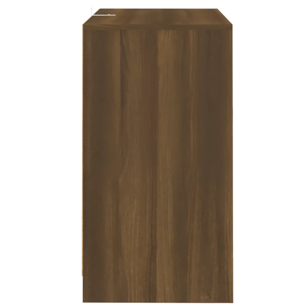 vidaXL puhvetkapp, pruun tamm, 70 x 41 x 75 cm, puitlaastplaat