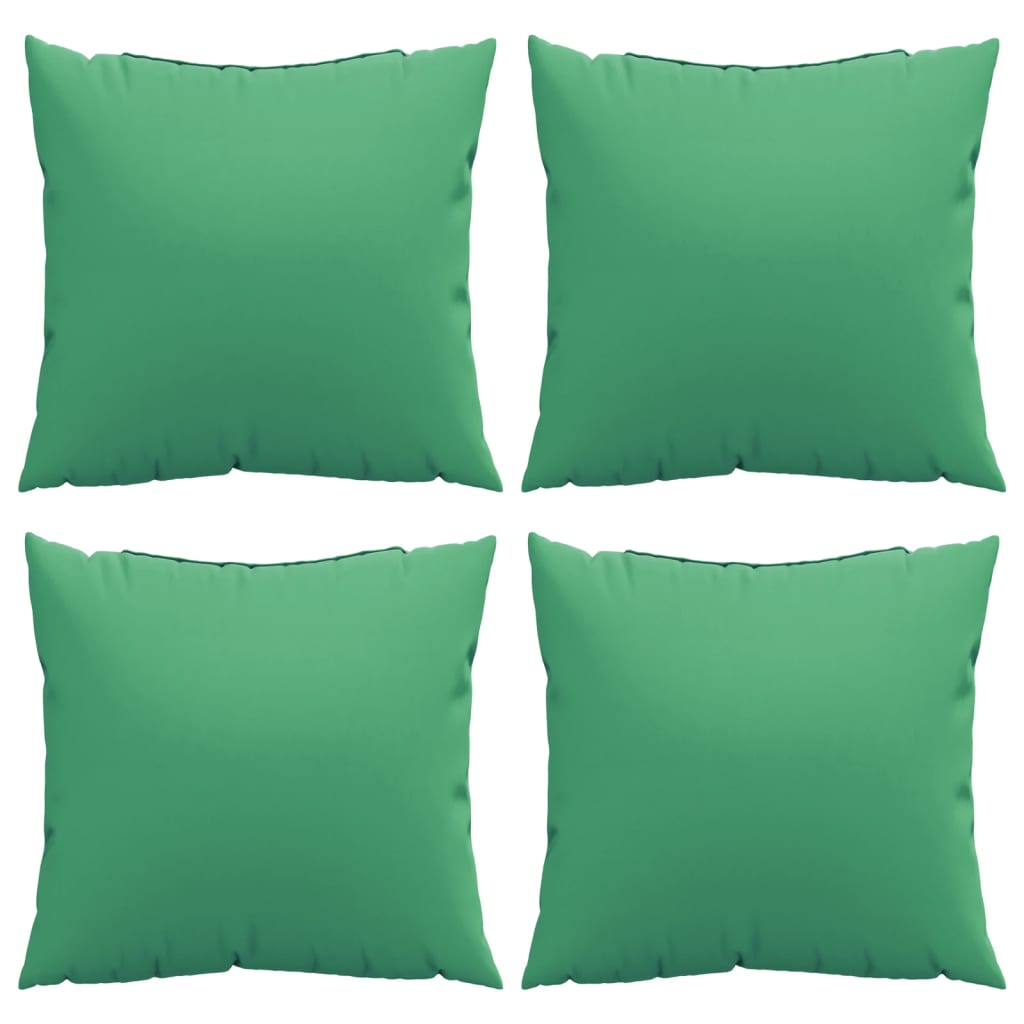 vidaXL dekoratiivpadjad, 4 tk, roheline, 60 x 60 cm, kangas