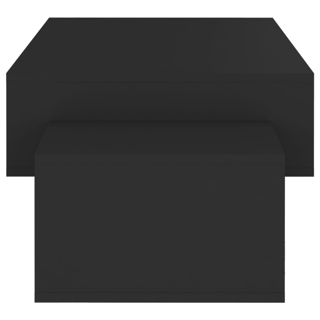 vidaXL kohvilaud, must, 105 x 55 x 32 cm puitlaastplaat