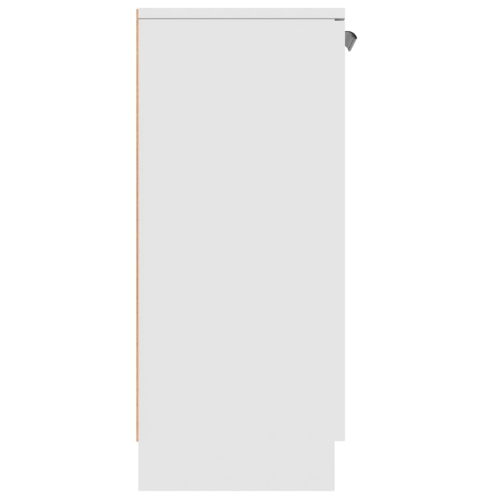 vidaXL puhvetkapp valge 60x30x70 cm, tehispuit