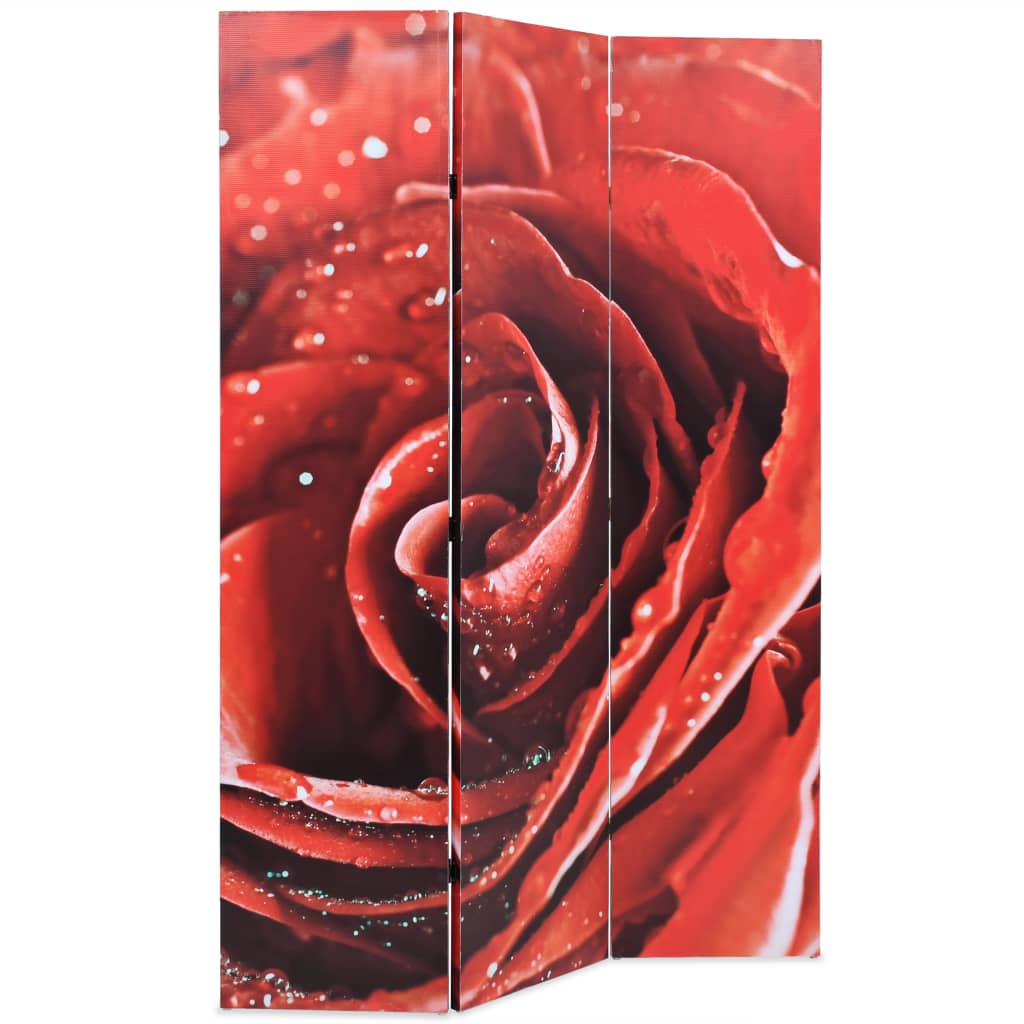 vidaXL kokkupandav sirm 120 x 170 cm, punane roos