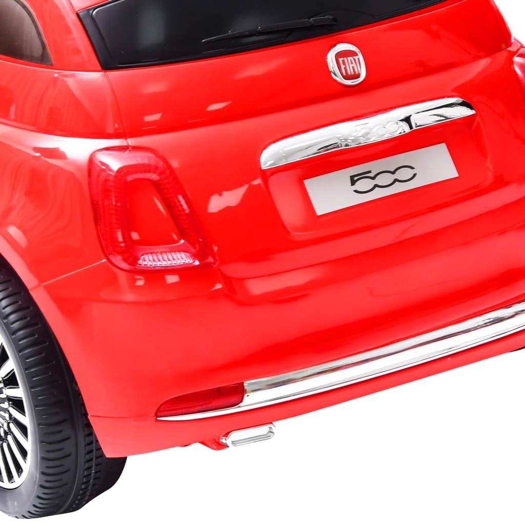 vidaXL elektriauto Fiat 500 punane
