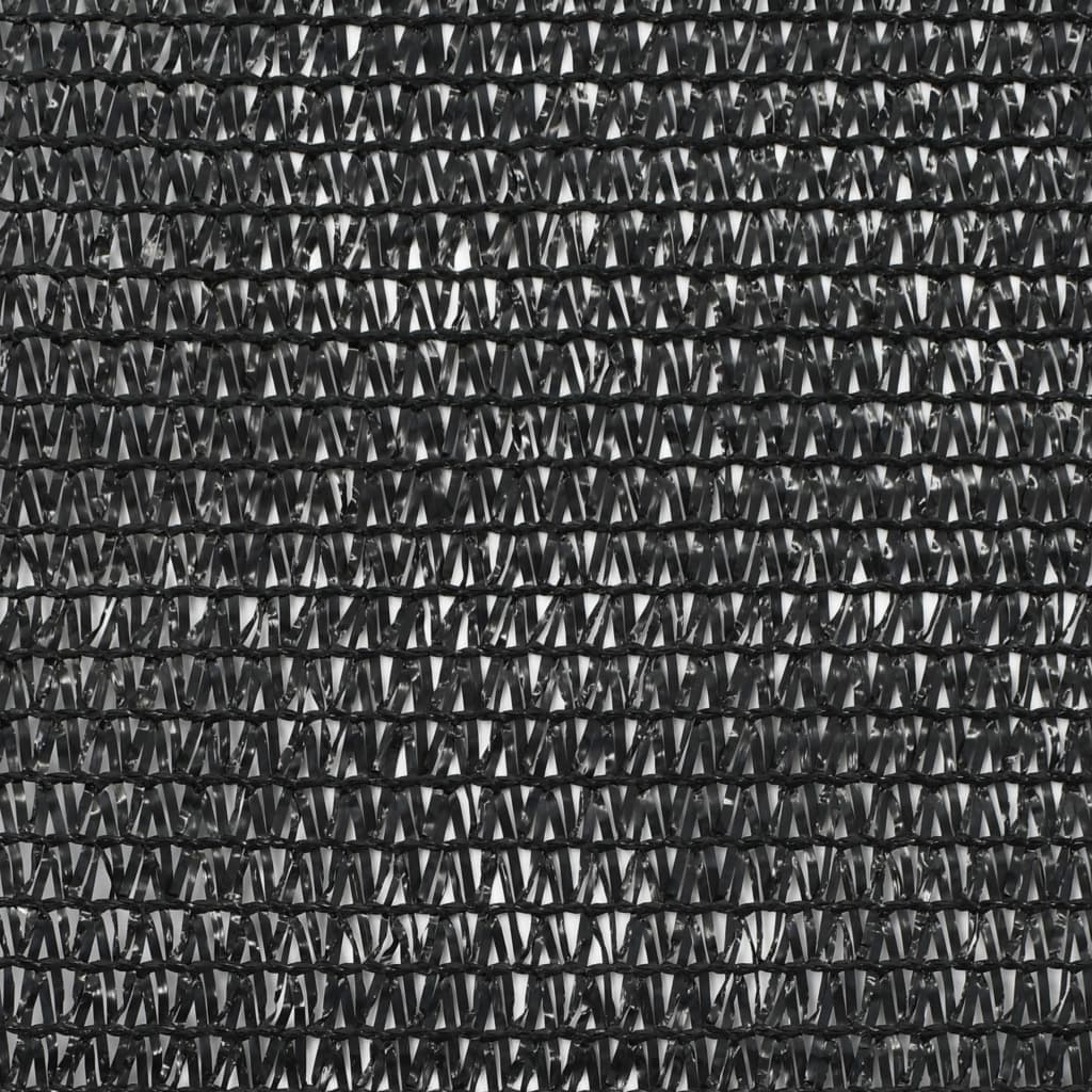 vidaXL tenniseväljaku võrk, HDPE, 1,2 x 100 m, must