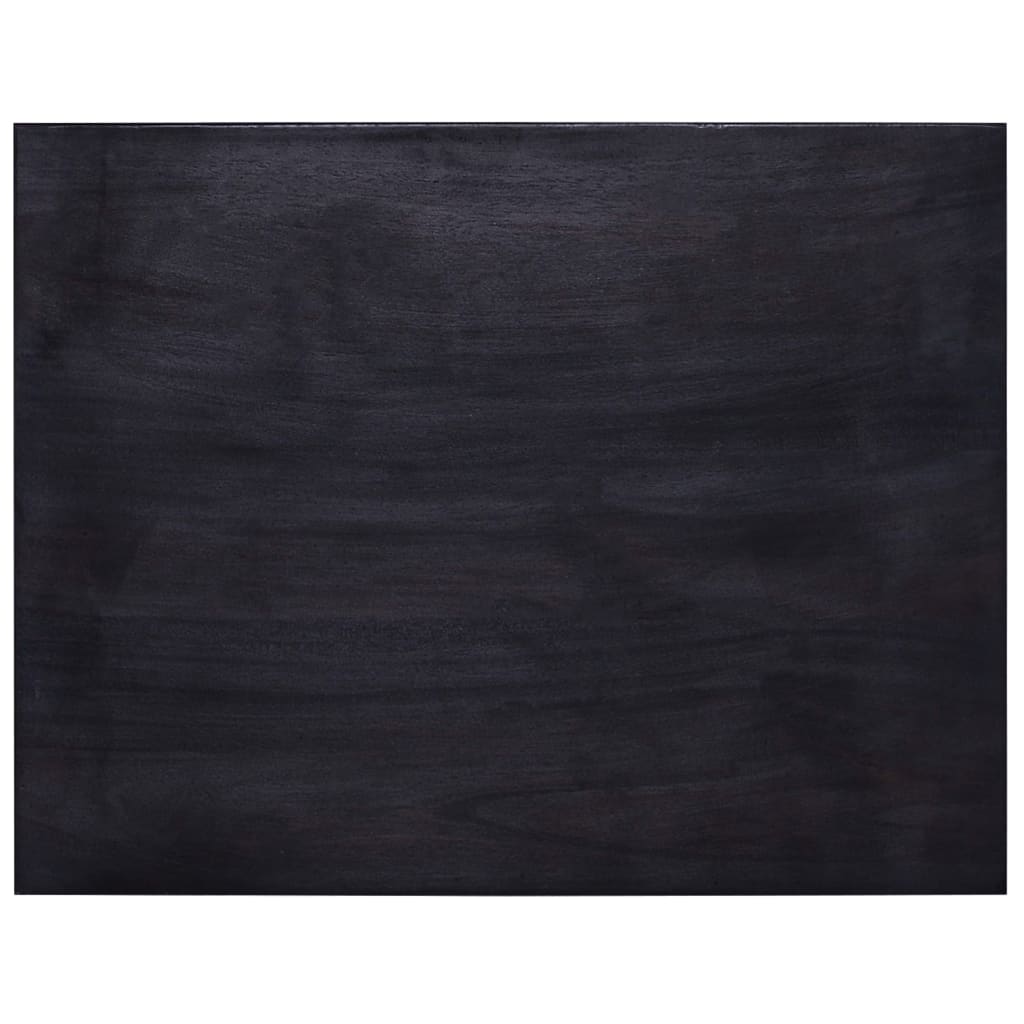 vidaXL kummut, hele must, 45 x 35 x 100 cm, mahagonpuit