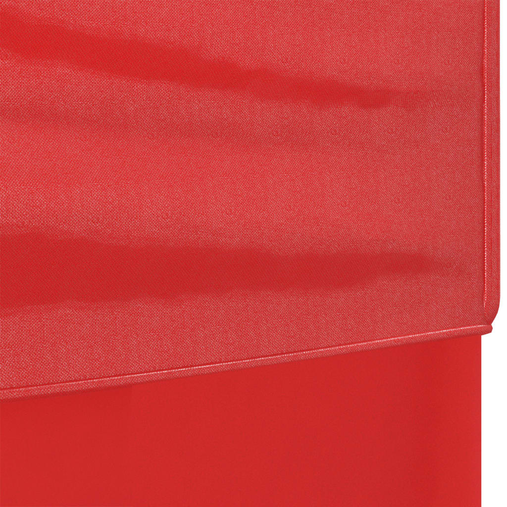 vidaXL kokkupandav peotelk seintega, punane, 2 x 2 m