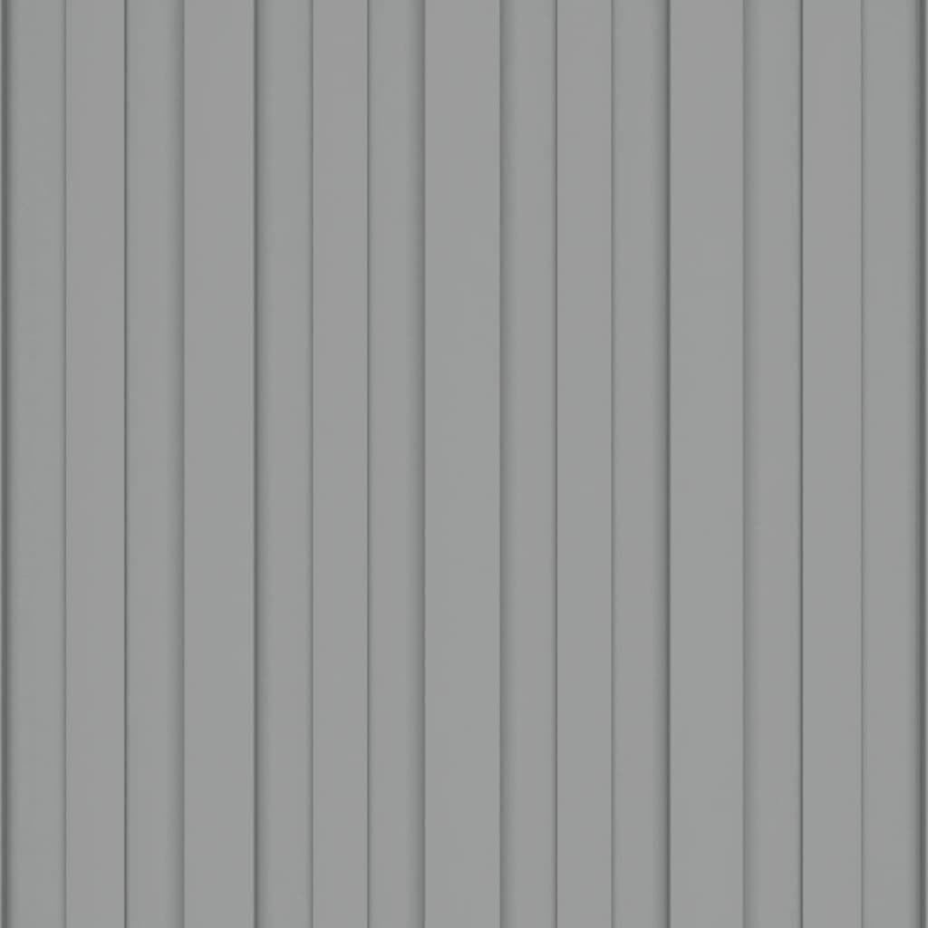 vidaXL katusepaneel 12 tk, tsingitud terasest, hall, 60 x 45 cm