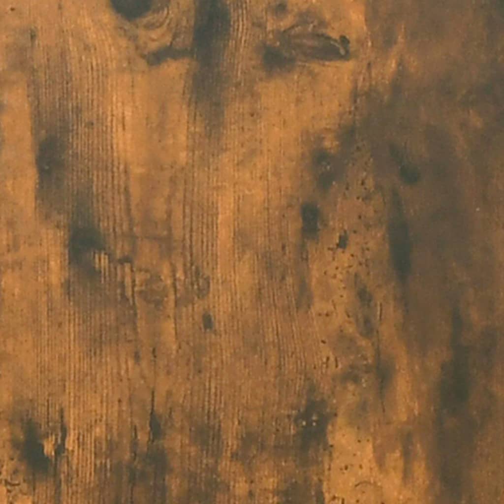 vidaXL seinale kinnitatav kingakapp, suitsutatud tamm, 70 x 35 x 38 cm