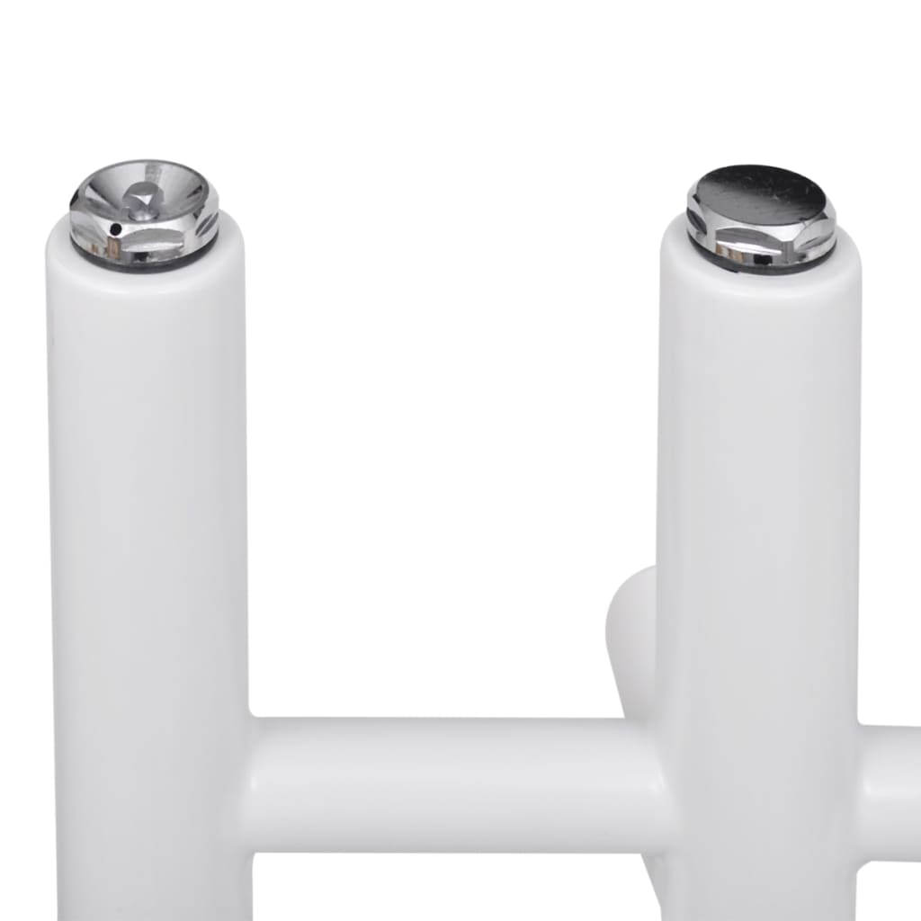 Keskkütteradiaator/rätikukuivati vannituppa, E-kujuline 600 x 1400 mm