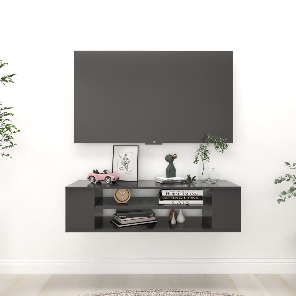 vidaXL seina TV-kapp, hall, 100 x 30 x 26,5 cm, puitlaastplaat