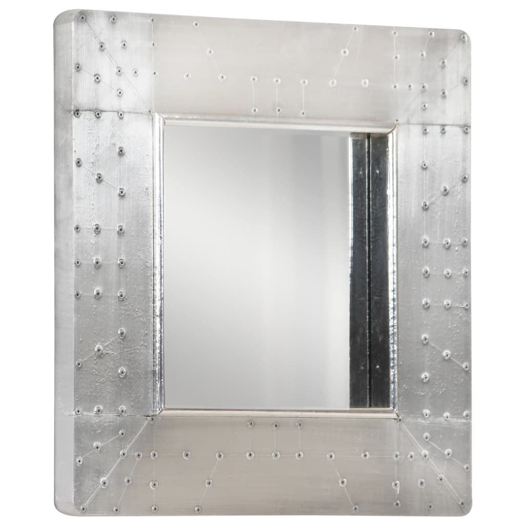 vidaXL lennuki stiilis peegel, 50 x 50 cm, metall