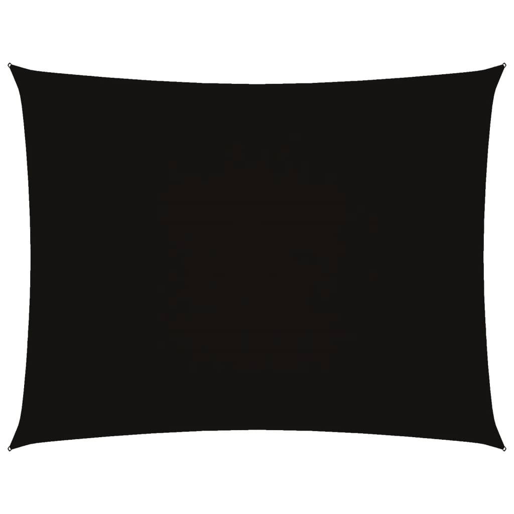 vidaXL oxford-kangast päikesepuri ristkülikukujuline 3,5 x 5 m, must