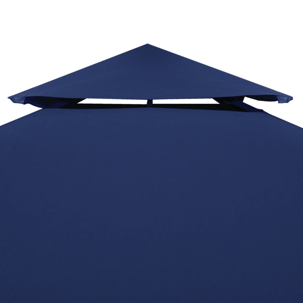 vidaXL kahekordne varjualuse katus 310 g/m² 4 x 3 m, sinine