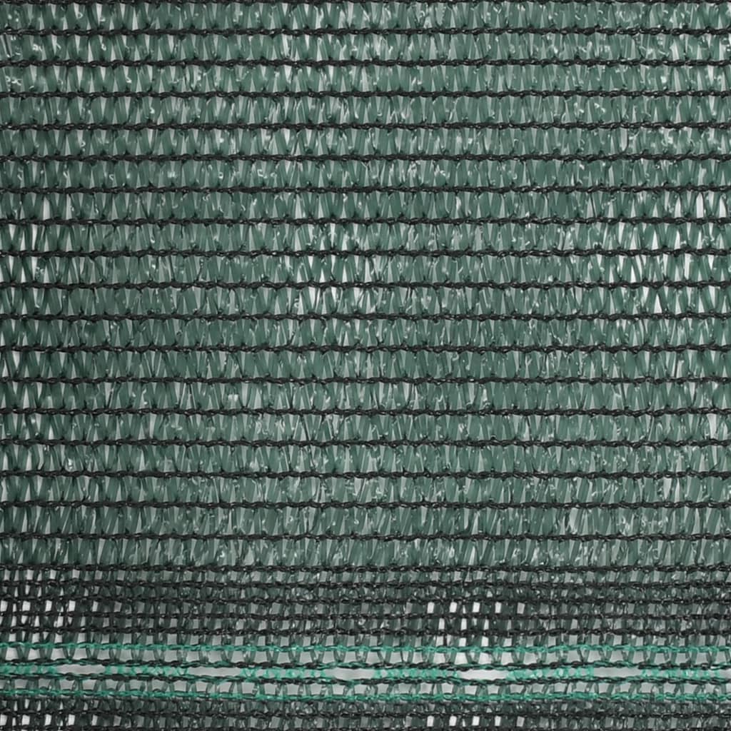 vidaXL tenniseväljaku võrk, HDPE, 1,2 x 25 m, roheline